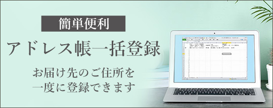 アドレス帳一括登録