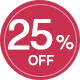 25%off
