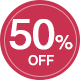50%off