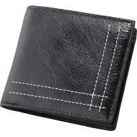 カンサイセレクション　メンズステッチ折財布