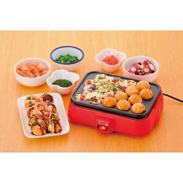 ホームスワン　着脱式角型電気たこ焼き器（１８穴）のサムネイル画像1
