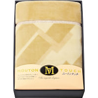 ムートンタッチマイヤー毛布