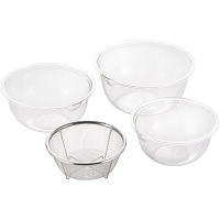 レンジ対応ボウル３点セット（ミニザル付）