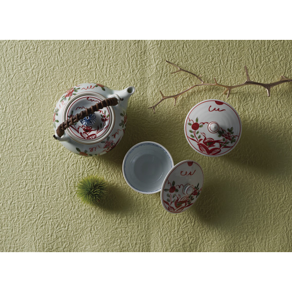 波佐見焼　古伊万里写し絵　１０客番茶器揃のサムネイル画像1