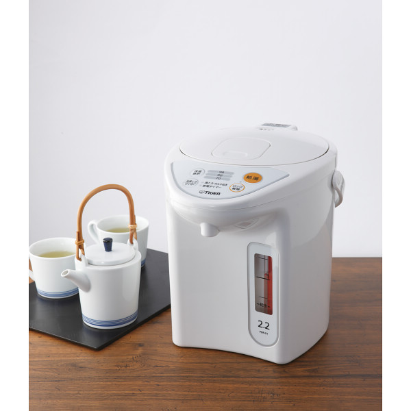 タイガー　マイコン電動ポット（２．２ｌ） ホワイトのサムネイル画像1