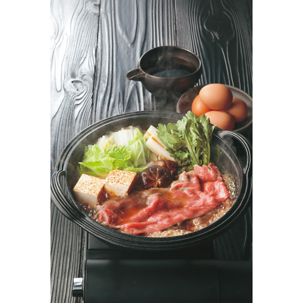 岩手県産小形牧場牛　モモ・カタ　すき焼き用（計４００ｇ）のサムネイル画像1