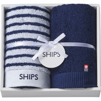 シップス　フェイスタオル２枚セット