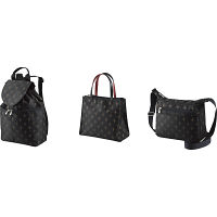 桐生織ジャガードバッグ３点セット   