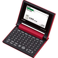 カシオ　広辞苑搭載コンパクトカラー液晶電子辞書 レッド 