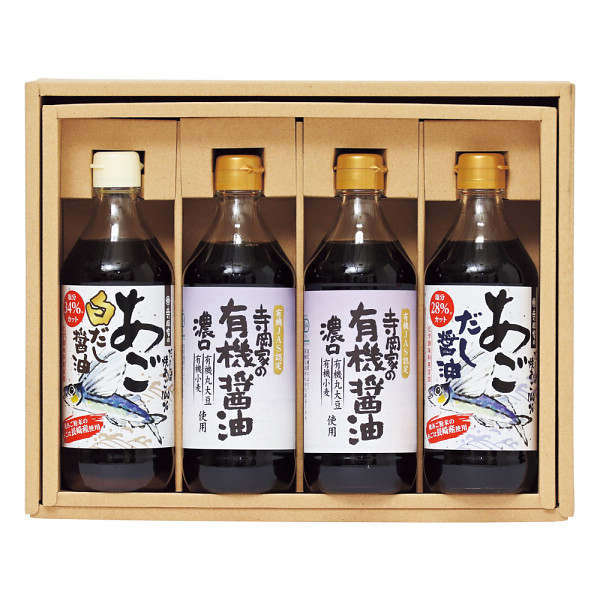 寺岡家の有機醤油・調味料詰合せのサムネイル画像1
