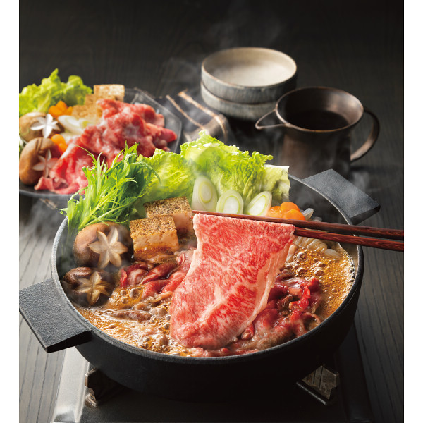 銀座吉澤　国産みちのく和牛すき焼きセットのサムネイル画像2