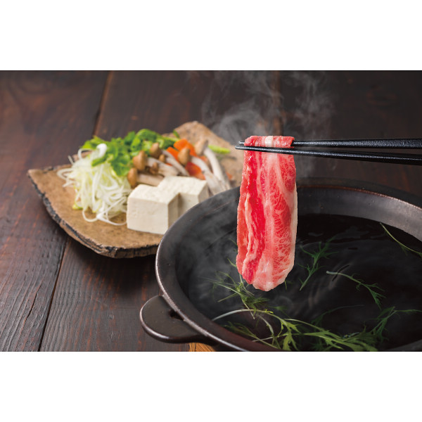 東北産黒毛和牛　カルビ（バラ）　しゃぶしゃぶ用（３５０ｇ）のサムネイル画像1