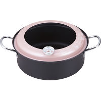 ラテラッテ　温度計付天ぷら鍋（２２ｃｍ）