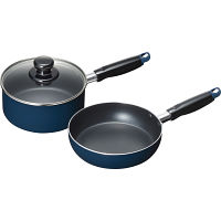 スティージーＩＩ　片手鍋（１６ｃｍ）＆フライパン（１８ｃｍ）セット