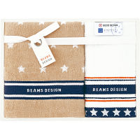 ＢＥＡＭＳ　ＤＥＳＩＧＮ　フェイス・ウォッシュタオルセット