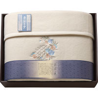 泉州匠の彩　カシミヤ入ウール綿毛布（毛羽部分）
