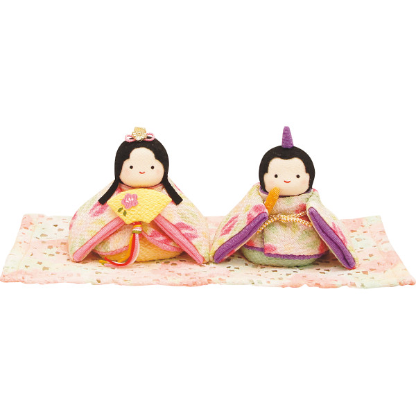 ぽてりひな2人(麻の葉)