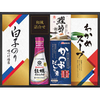 キッコーマン　しょうゆ＆白子のり食卓詰合せ