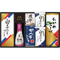 キッコーマン　しょうゆ＆白子のり食卓詰合せ
