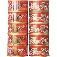 木の屋石巻水産　鯨大和煮・須の子大和煮食べ比べ１０缶セット