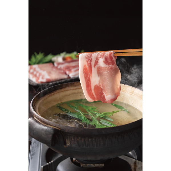 山形県食肉公社認定　山形豚しゃぶしゃぶセット（計８００ｇ）のサムネイル画像1