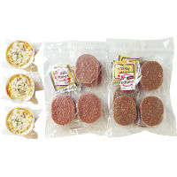 北海道チキンドリア＆十勝清水牛ハンバーグ