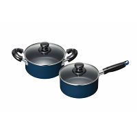 スティージーＩＩ　ＩＨ片手鍋（１６ｃｍ）＆両手鍋（１８ｃｍ）セット