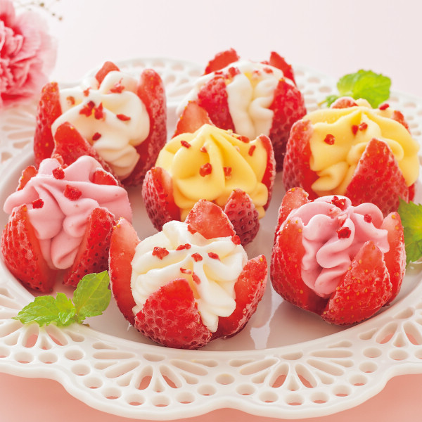博多あまおう　花いちごのアイス（７個）