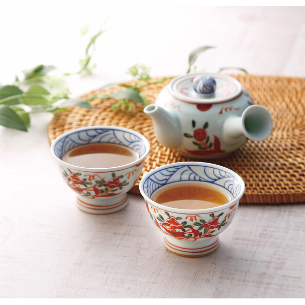 波佐見焼　古伊万里写し絵　急須茶器揃のサムネイル画像1