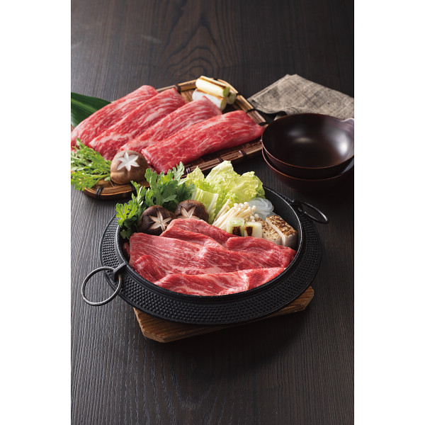 国産黒毛和牛　モモ　すき焼き用（４００ｇ）のサムネイル画像1