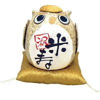 ちぎり和紙　長寿の祝いふくろう 米寿 