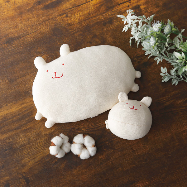 オーガニック　枕×ボールセット うさぎのサムネイル画像1