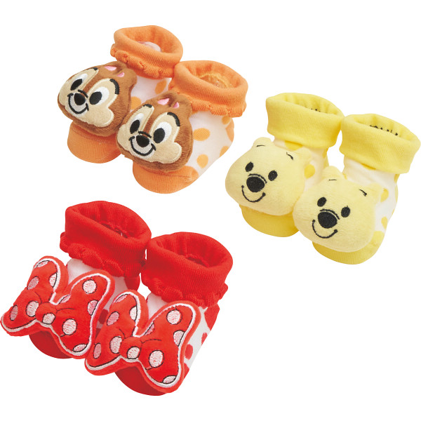 ディズニー　ぬいぐるみ付ベビーソックス