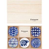 フィンレイソン　シニネン　木箱入豆皿揃
