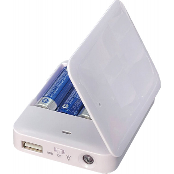 乾電池式モバイルバッテリー（ライト付）のサムネイル画像1