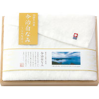 今治白なみ~しらなみ~ フェイスタオル(木箱入)