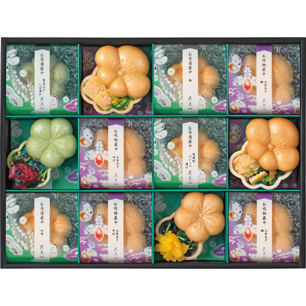 辻が花　お茶漬・お吸物最中詰合せ