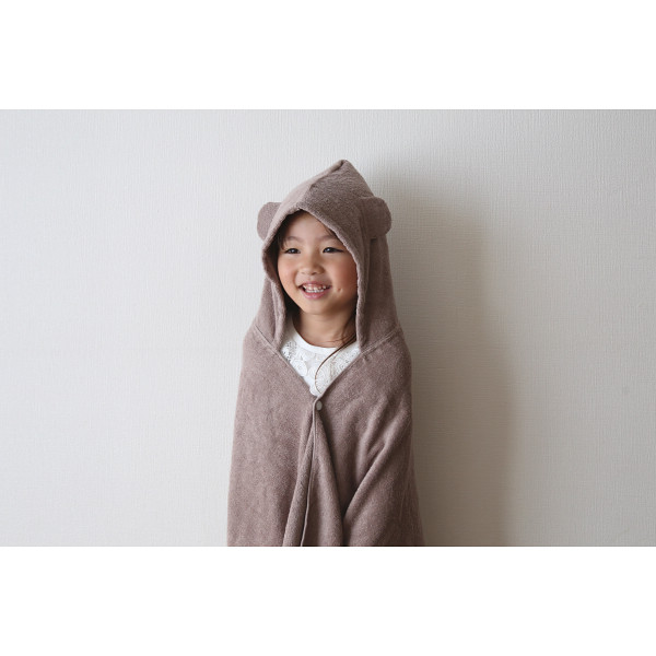 ｓａｍｐｏ－さんぽ－　オーガニックバスポンチョ くまのサムネイル画像1