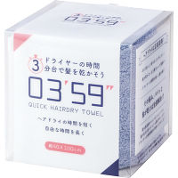 ０３５９クイックヘアドライタオル ブルー 