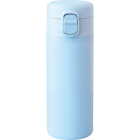 フォルテック　ワンタッチ栓シームレスボトル（３５０ｍｌ） ライトブルー 