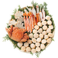 毛蟹とずわいがにとほたてセット（計１．３ｋｇ）
