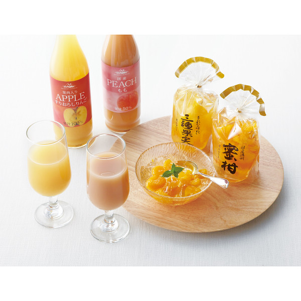美食ファクトリー　果実のゼリー＆フルーツ飲料セットのサムネイル画像1