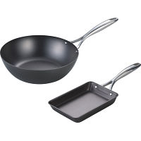 窒化加工 鉄深型フライパン(26cm)&エッグパンセット
