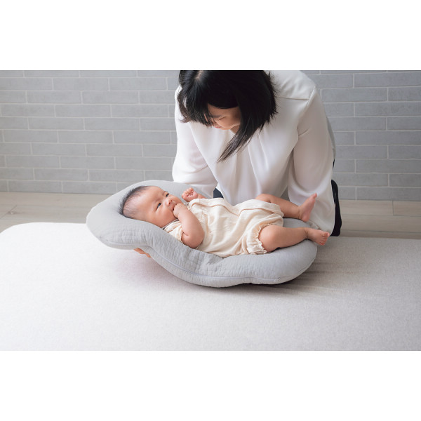 抱っこして眠ったあと置いても起きにくい布団 グレーのサムネイル画像1