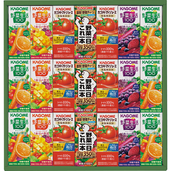トマトと野菜果実の健やかギフト（２１本）