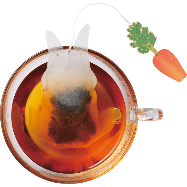 白うさぎのティーバッグ　紅茶セット（３包入）のサムネイル画像1