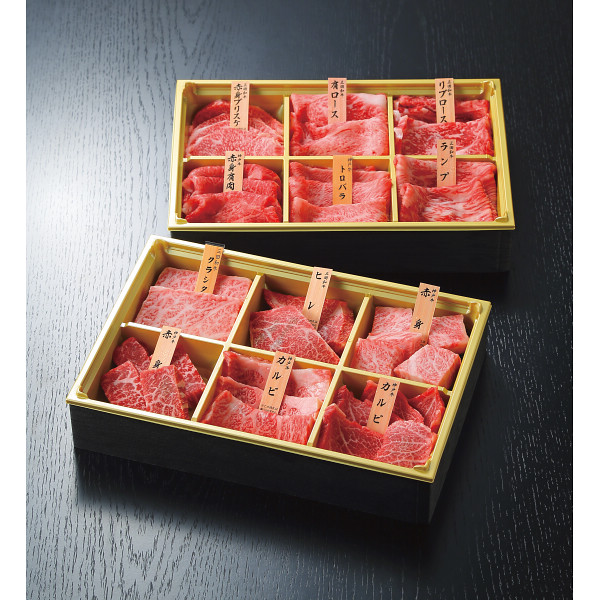神戸牛・三田和牛希少部位食べ比べセット【十二単】（計７２０ｇ）のサムネイル画像1