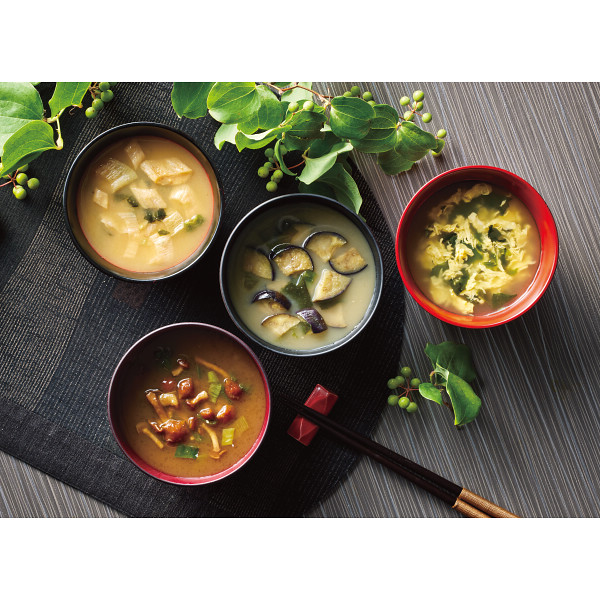 フリーズドライ　おみそ汁＆たまごスープ（１２食）のサムネイル画像1