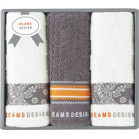 ＢＥＡＭＳ　ＤＥＳＩＧＮ　フェイスタオル３枚セット