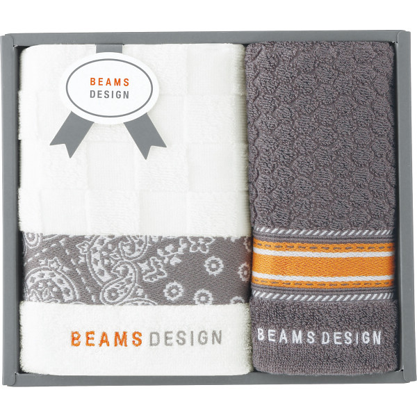 ＢＥＡＭＳ　ＤＥＳＩＧＮ　フェイスタオル・タオルハンカチセット
